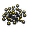 mxuteuk 30pcs Self-Lock Micro Push Button Switch DC 12V 0.5A 2-Pin Latching Mini On/Off Switch (Flat Pin)