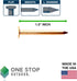 100 Pack 1.5 Inch USA MADE Copper Nails, Solid Pure Copper Roofing Finish - Highest Quality Slating Spikes