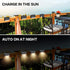 BKBB PPBB 16 Solar Deck Lights Outdoor, Pcs Solar Step Lights, Waterproof LED Solar Lights for Outdoor Stairs, Step