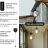 Solar Pendant Lights Outdoor, Shed Light Solar Powered Gazebo Lights Outdoor Chandelier Hanging Lights,Solar Lights