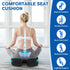 CushyOasis Tailbone 5.28 Seat Cushion, Gel Chair Cushions, Office Chair Cushions, Anti-Slip Bottom & Removable Cover