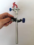 Lab Clamp 3 Prong Finger with Lab Stand Clamp Holder Boss Head