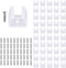 Qulkws 50 Pcs Waterproof LED Strip Mounting Clips Holder LED Strip Light Clips