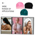 3pcs Satin Sleep Cap for Women Soft Night Bonnet with Wide Elastic Band Hair Protector for Sleeping for Curly Hair Care