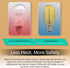 AMDTU LED Edison Bulbs, 40 Watt Dimmable, 4W E26 Bulb, 2200K Warm Yellow, T45 Amber Glass, 4 Pack