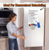 Magnetic Fridge Whiteboard Sheet for Kitchen Refrigerator - Dry Erase Organizer & Planner 11"x17" Strong Magnet with