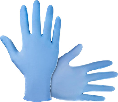SAS Safety 6609 Derma-Lite Lightly Powdered Disposable Nitrile 5 Mil Gloves, Extra Large, 100 Gloves by Weight