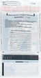 BankSupplies Vertical Split White Deposit Bags, Tamper Evident Dual Pocket Transaction Bag, Box of 100