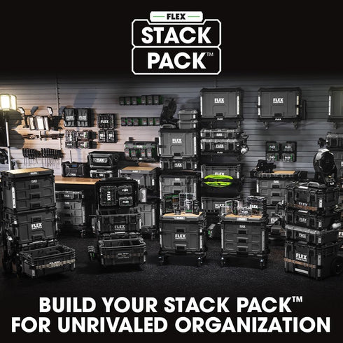FLEX STACK PACK Storage System Adjustable Charger Mounts - FS1606-2 (2 Pack)