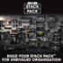 FLEX STACK PACK Storage System Adjustable Charger Mounts - FS1606-2 (2 Pack)