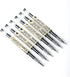 BEMLP Gel Ink Pen Extra Fine Point 0.35mm Black for Japanese Office School Stationery Supply, 12 Pieces
