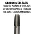 Drill America 1/8"-27 NPT Pipe Tap, Carbon Steel, DWTPT Series