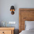 Clip-Bulb 5.90X5.90X5.51 Inch Angoily Hollow-Out Black Cloth Lamp Shade, Floor Lamp Stylish Light Cover, Light