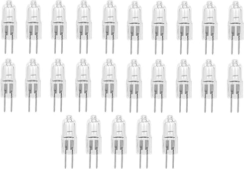 25 Pack CRYSTAL CLEAR LENSE 10 Watt AC DC 12V Light Bulb