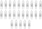 25 Pack CRYSTAL CLEAR LENSE 10 Watt AC DC 12V Light Bulb
