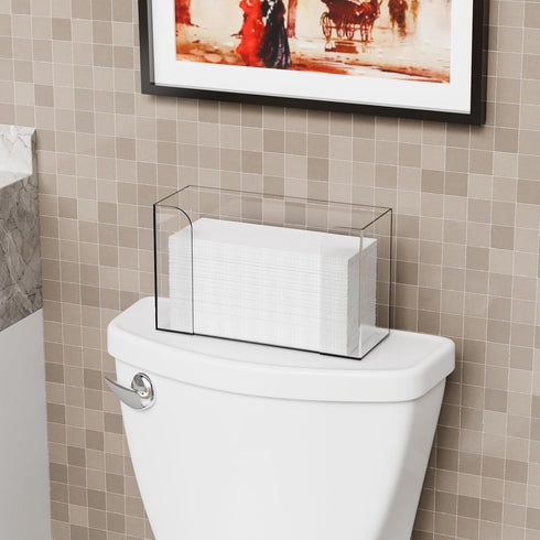 Dispenser,11 Holder,Pack 1 Clear Bathroom Paper Towel Long Acrylic Trifold Paper Towel Holder,Lucite Multifold Paper
