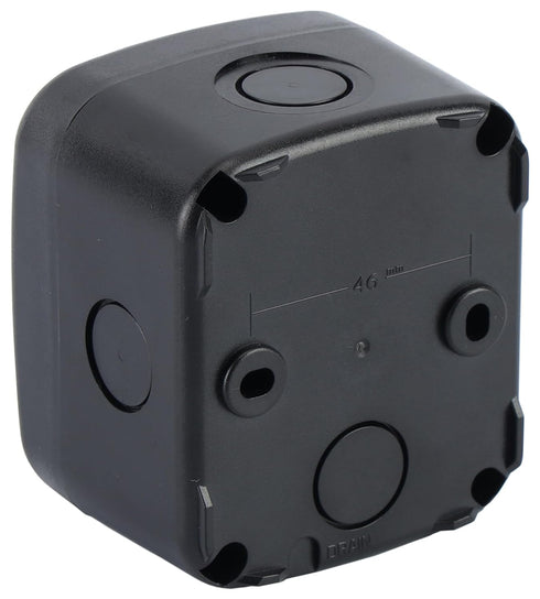 IP66 Outdoor Weatherproof Universal Electronics Enclosure, Black Junction Box, 3.3"X2.9"X2.3" Small