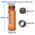ESHATO 4ML Autosampler Vial, 100 Pack HPLC/GC Amber Vials with Screw Cap, Writing Patch, White PTFE and Silicone Septa