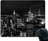 Smooffly Gaming Mouse Pad Custom, Rectangle Black and White City New York Night Sky