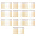 100pcs Pogo Pin Flat Head, PCB Testing Spring Test Probe Brass Material 2.36mm Tube Diameter for PCB Testing