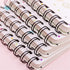 Yansanido Small Spiral Notebook, 4 Pcs 3.14 x 4.13 Inch, 4 Style Design, 80 Sheets - 160 Pages Journals for Study