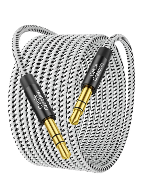 CableCreation Long 3.5mm Aux Cord (15FT/4.5M), 3.5mm Audio Cable Male to Male,