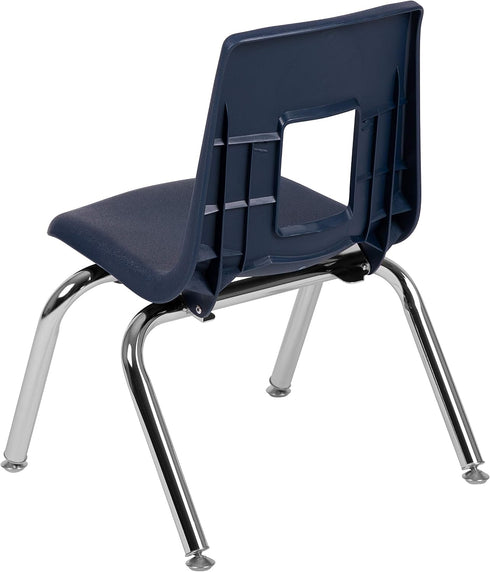 EMMA 12-inch + OLIVER Navy Student Stack School Chair