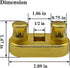 77455 Cable Bender Tool, Connects to 1/2'' Ratchet, Wire Bender Tool-Maximum Bending Up to 500 MCM, Gold