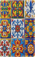 Eionryn Mexican Talavera Tile Toggle Switch Wall Plate Moroccan Ottoman Motifs Switch Cover
