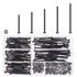 DYWISHKEY 200 Pieces M3 Hex Socket Head Cap Bolts Screws Nuts Kit with Hex Wrench, 12.9 Grade Alloy Steel