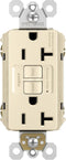 Legrand radiant 2097TRLACCD4 20 Amp GFCI Duplex Outlet, Self Test, Tamper Resistant, Light Almond (1 Count)