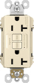 Legrand radiant 2097TRLACCD4 20 Amp GFCI Duplex Outlet, Self Test, Tamper Resistant, Light Almond (1 Count)