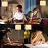 Dimmable 12W Bulb, Keepsmile Floor Lamps for LivingRoom with LED Foot Switch, Remote Custom Color Temperature Floor