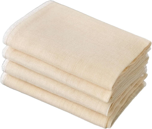 Cheese Cloth for Straining,10pcs 20x20 Inch Unbleached Cotton Pre-Cut Fabric,Reusable Muslin Cloth
