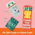 Pack, Set 8 Big Dot of Happiness Assorted Red & Green Holiday Thank You Gift Card Holders with Envelopes, Christmas