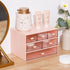 Ykpokir Stackable Desktop Organizer with Drawers, 3 Tier Desk Storage Organizers, Plastic Makeup Storage Accessories,
