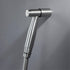 VNFOCRQJH Handheld Bidet Sprayer for Toilet, Portable Cloth Diaper Sprayer Brushed Stainless Steel Bathroom Bidet