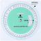 Saypacck Marine Navigation Slide Rule Nautical Plotter Protractor Ship Navigation Tools Course Plotter