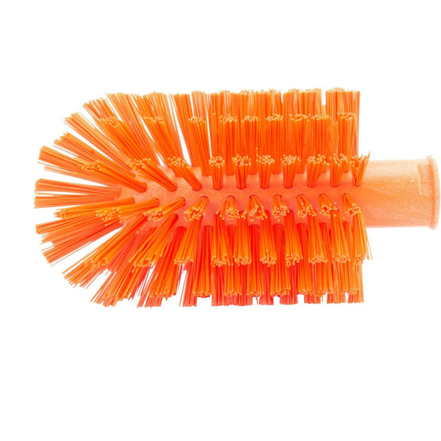 SPARTA Industrial Tank Brush Head Pipe Brush Head, Drain Brush with 3/4" Thread Hole (Handle Not Included) for Commercial Use, Plastic, 6.7 x 3.5 Inches, Orange