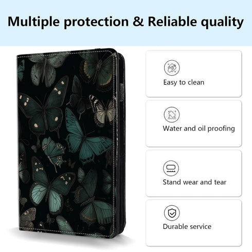 RMJKXQZG Server Books for Waitress PU Leather Server Book for Women for Women with Zipper Pocket Guest Check Pads Cute