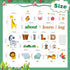 Jungle Animals Bulletin Board Decoration Set, Wild about Learning Cutouts for Kindergarten, Preschool, Elementary Decor