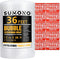 Sumono Bubble Cushioning Wrap Roll, 12 Inch x 36 Feet Perforated Bubble Roll with 10 Fragile Sticker Labels