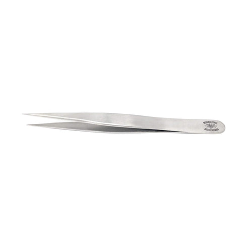 Scientific Labwares High Precision Stainless Steel Lab Tweezers/Forceps with Straight Very Fine Point