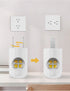 SETEN 6 Pack 4000K 100 360 Mini LED Night Light Plug in Wall - Dusk to Dawn Auto On/Off, Cool White Lumen, Adjustable