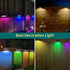 4 Pack 10 Solar Fence Lights Outdoor RGB Color Changing and Fix Colors Stainless Steel Waterproof Solar Lights LED Wall