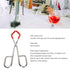 Labs Beaker Tongs, Rubber Coated Chemical Tool for 50mL-2000mL Beakers, Made of Steel with Rubber Sleeves