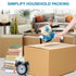 Perco Packing Tape Dispenser Gun for Efficient Packaging and Storage - Blue, Fits 1.88-Inch Tape Rolls