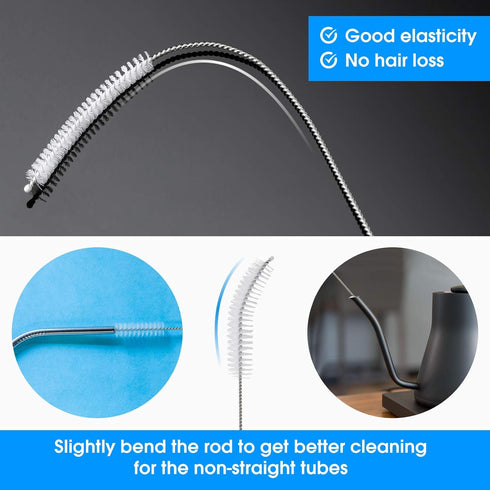 10 Pieces Drinking Straw Cleaning Brush, Tube Bottle Cleaner Pipe Brushes