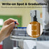Membrane Solutions Autosampler Vials, 2ml HPLC Vials with Write-on Spot, 100 Pcs with Blue ABS Screw Caps