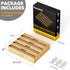 SpaceAid WrapNeat 4 in 1 Wrap Dispenser - Plastic Wrap, Aluminum Foil, Wax Paper Dispenser for Kitchen Drawer